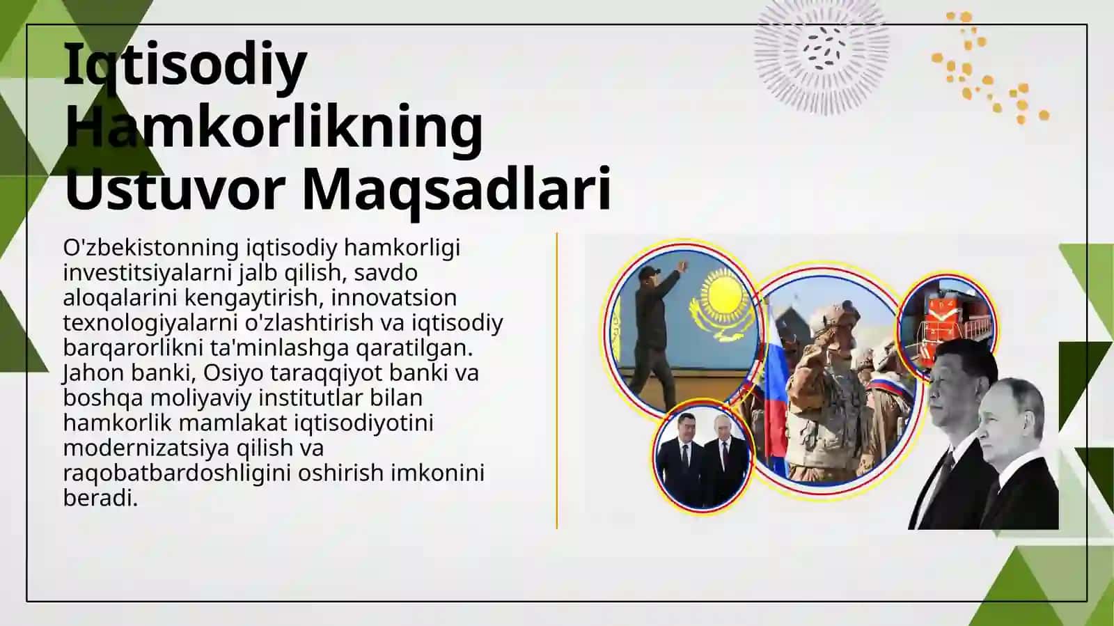 Oʻzbekistonning xalqaro tashkilotlar bilan hamkorligi 4