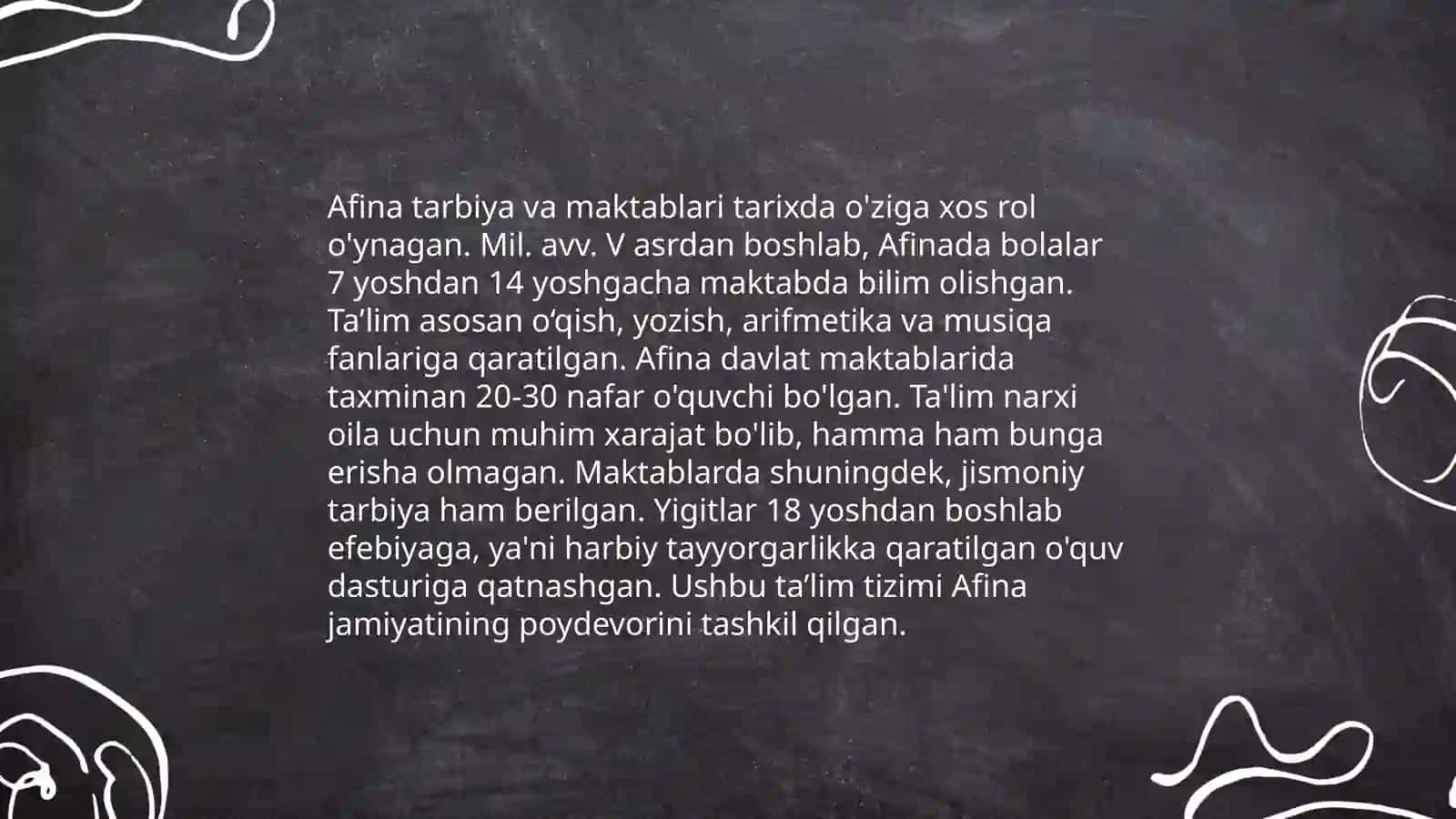 Qadimgi Yunoniston va Rim davlatlarida tarbiya va maktab 4
