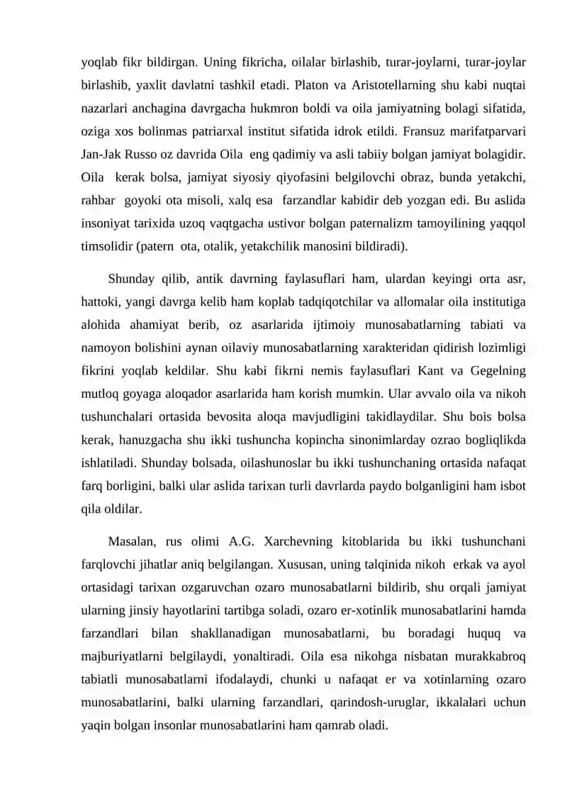 Oila va nikoh munosabatlari shakillanishi 4