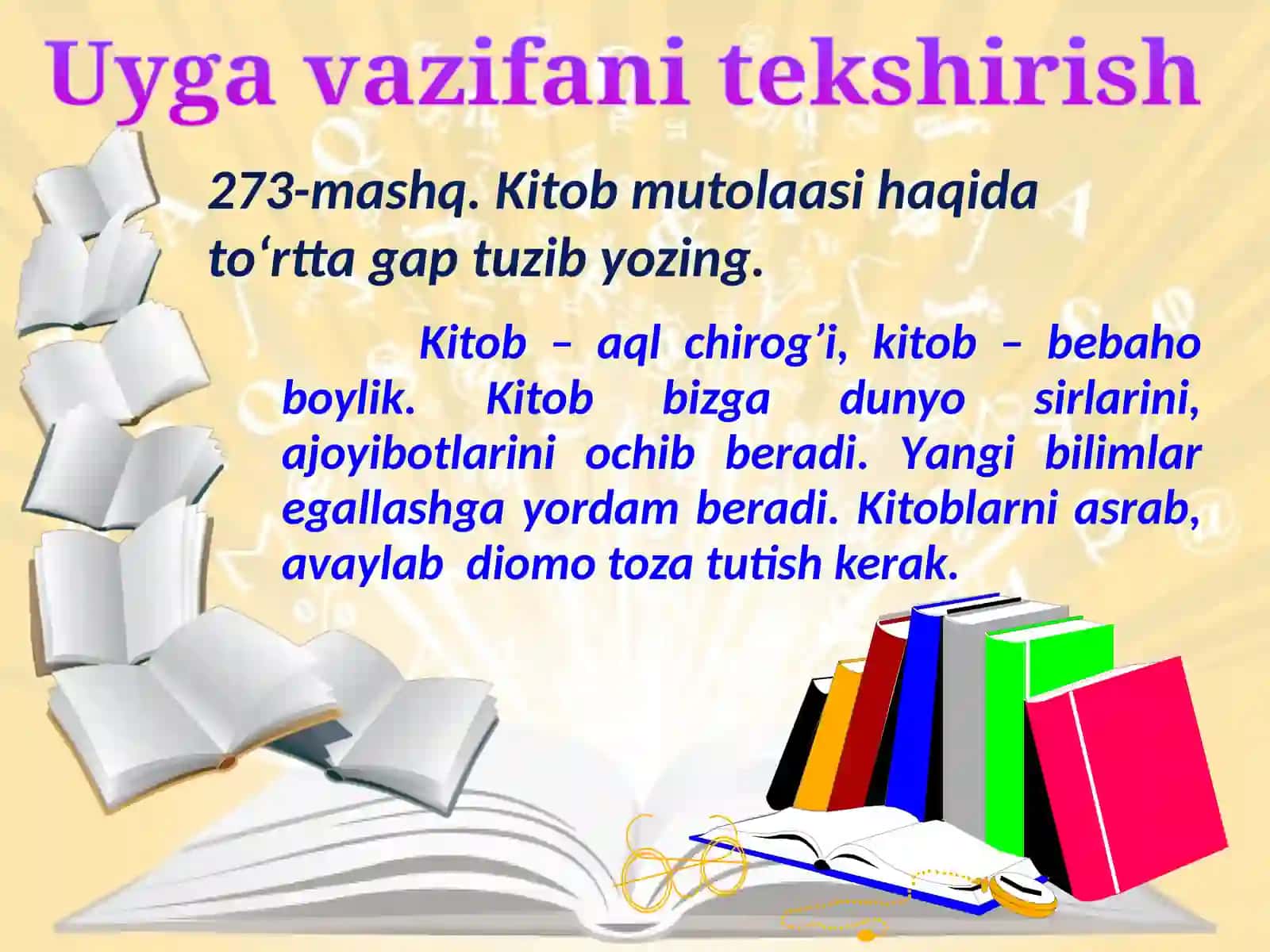 Mavzu: Gap haqidagi bilimlarni umumlashtirish 4