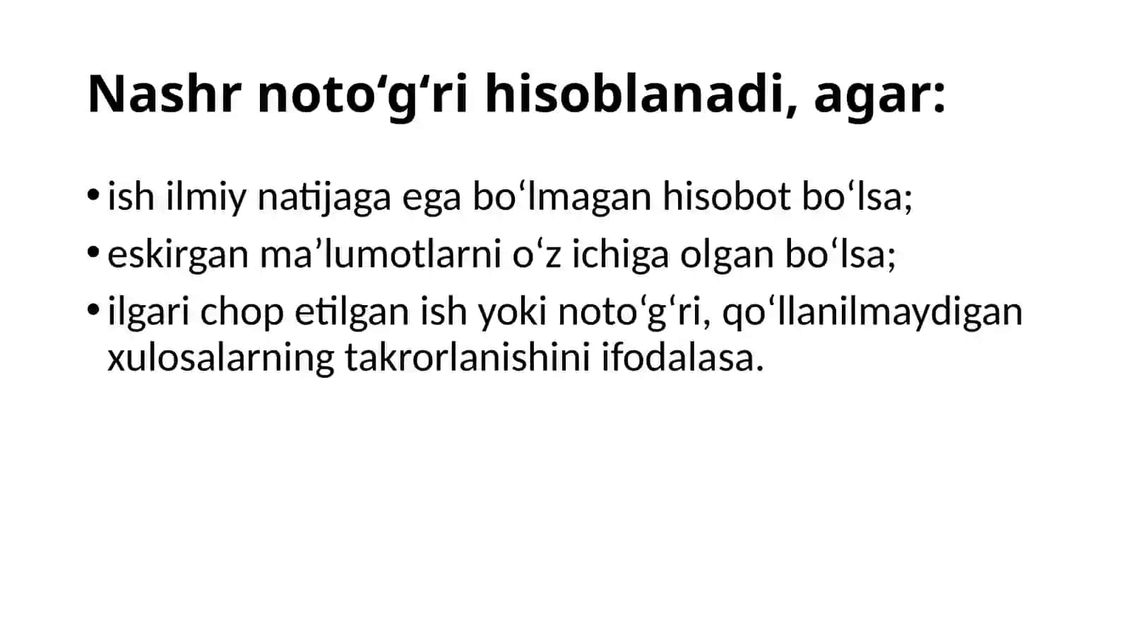 Xalqaro jurnallarda maqolalar nashr qilishning zarurati va ahamiyati 4
