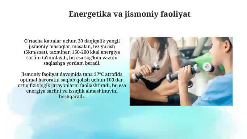 Sogʻlomlashtiruvchi Jismoniy Tarbiyaning Fiziologik Asoslari 4
