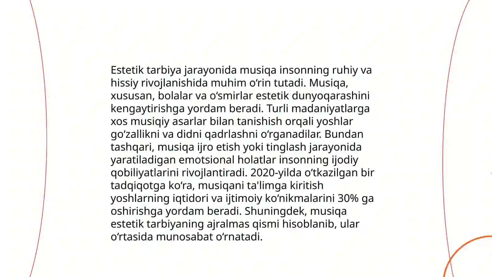Maktabgacha yoshdagi bolalarga estetik tarbiya berishda musiqaning oʻrni 4