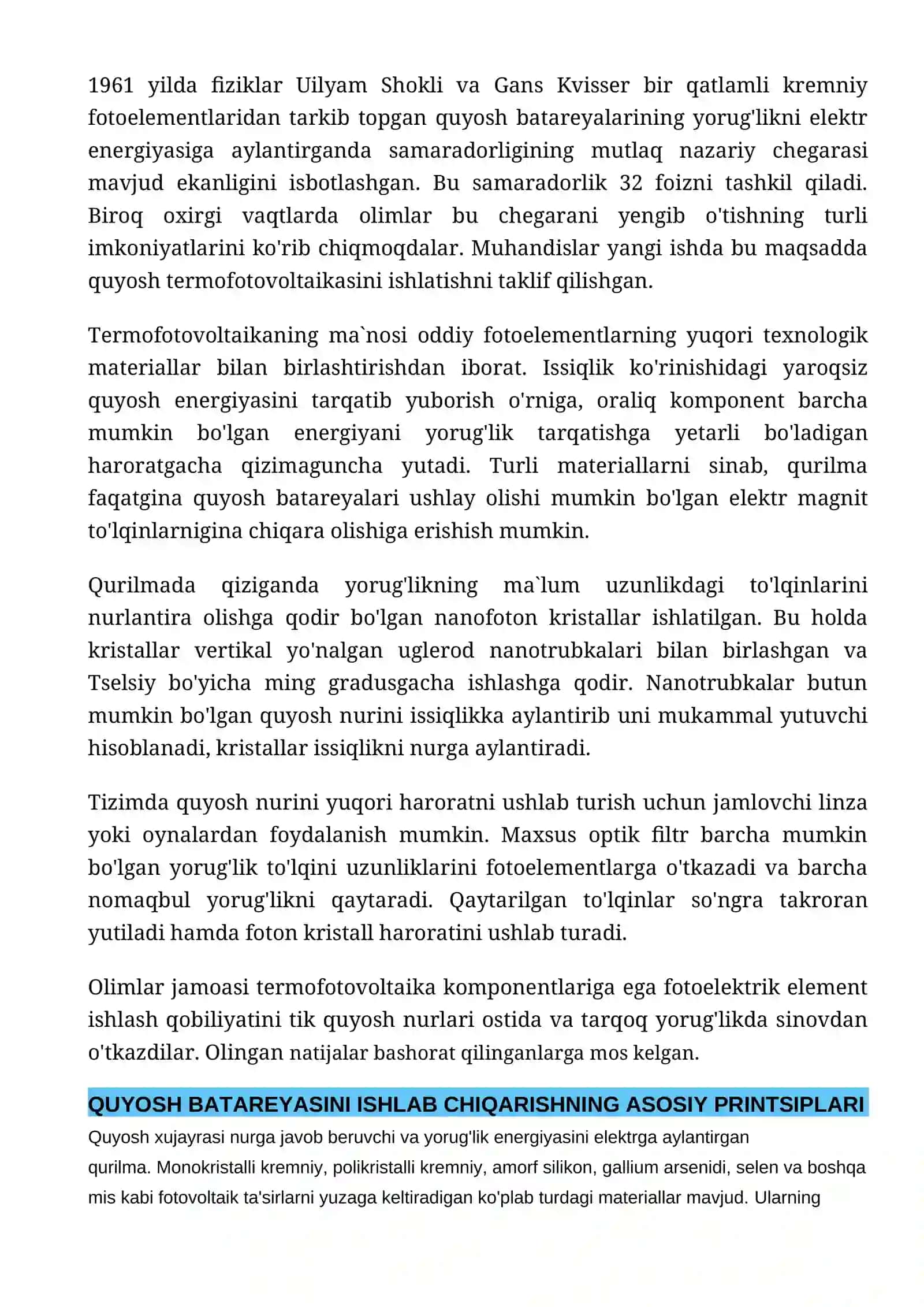 Quyosh panellari 4