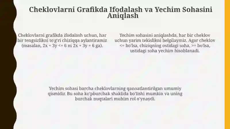Grafik usulda chiziqli programmalashtirish 4