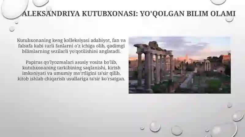 Qadimgi Gretsiya va Rimda kitobatchilik ishi va kutubxonalar 4
