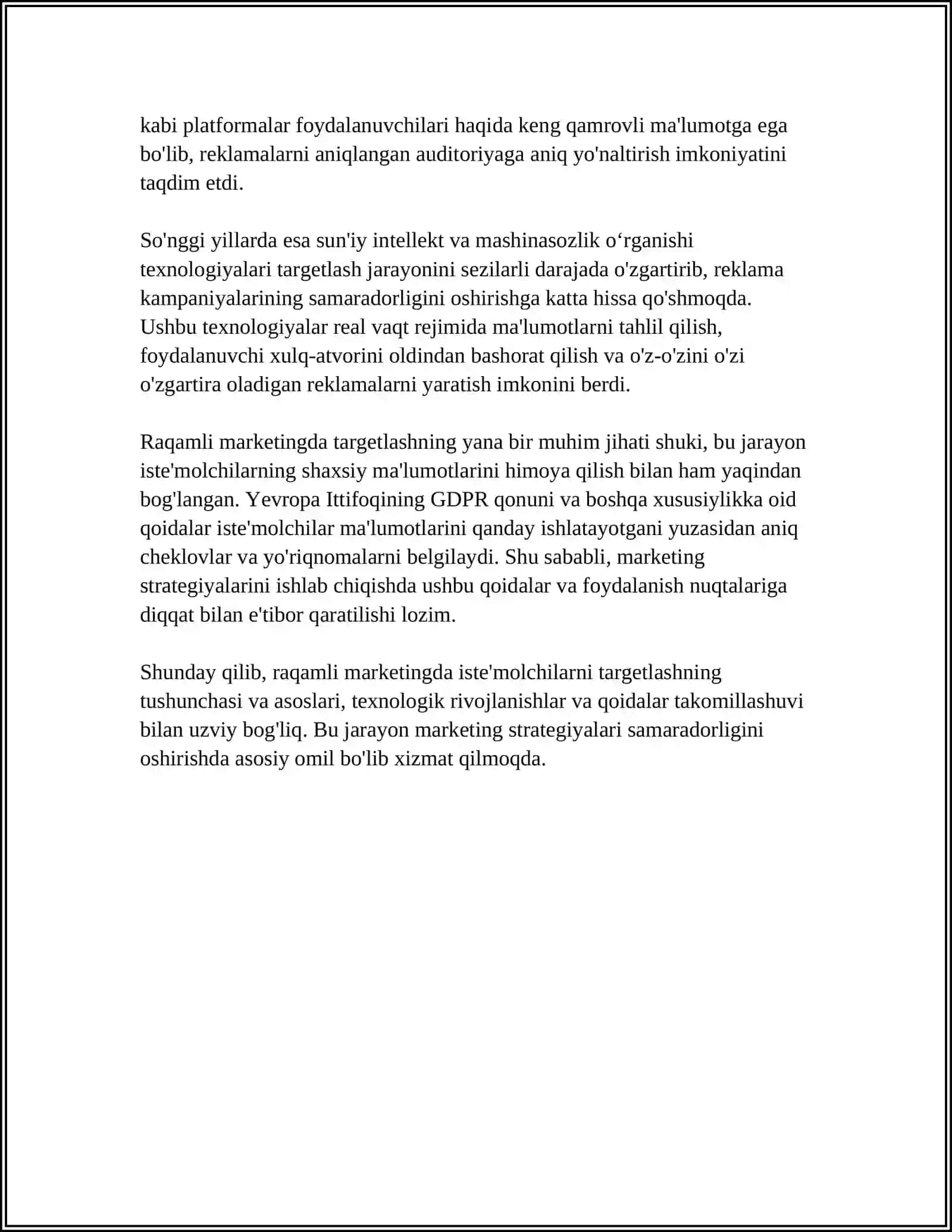 RAQAMLI MARKETINGDA ISTE'MOLCHILARNI TARGETLASH 4