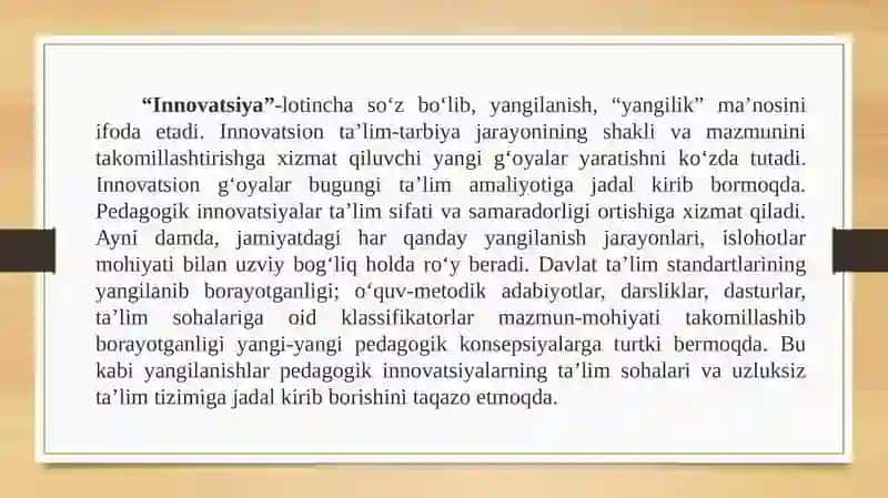 Pedagogning innovatsion faoliyati 4
