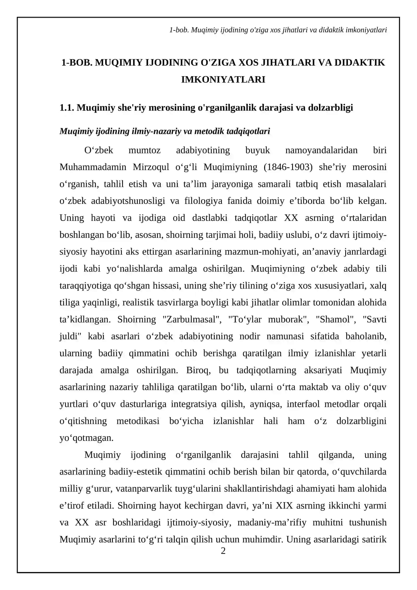 Muqimiy she'rlarini oʻqitishda interfaol metodlardan foydalanish 4