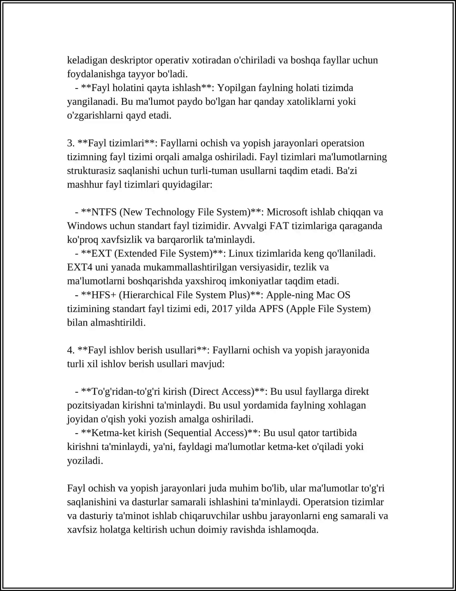 PYTHON DASTURLASH TILIDA FAYLLAR YARATISH 4