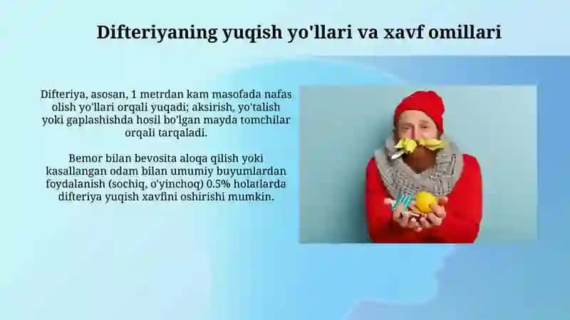 Boʻgʻma difteriya kasalligi qoʻzgʻatuvchisi va sabablari 4
