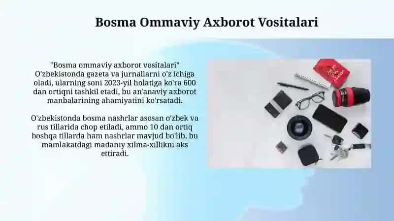 Ommaviy axborot vositalari mahsulotlarining turlari 4