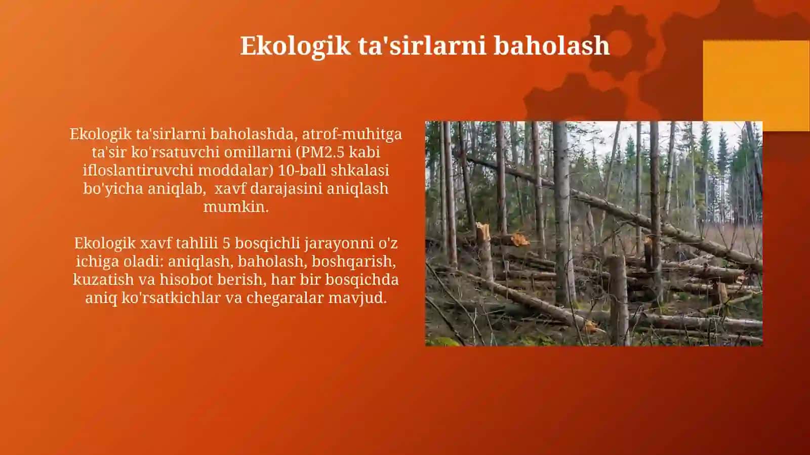 Ekologik havfni boxolash 4