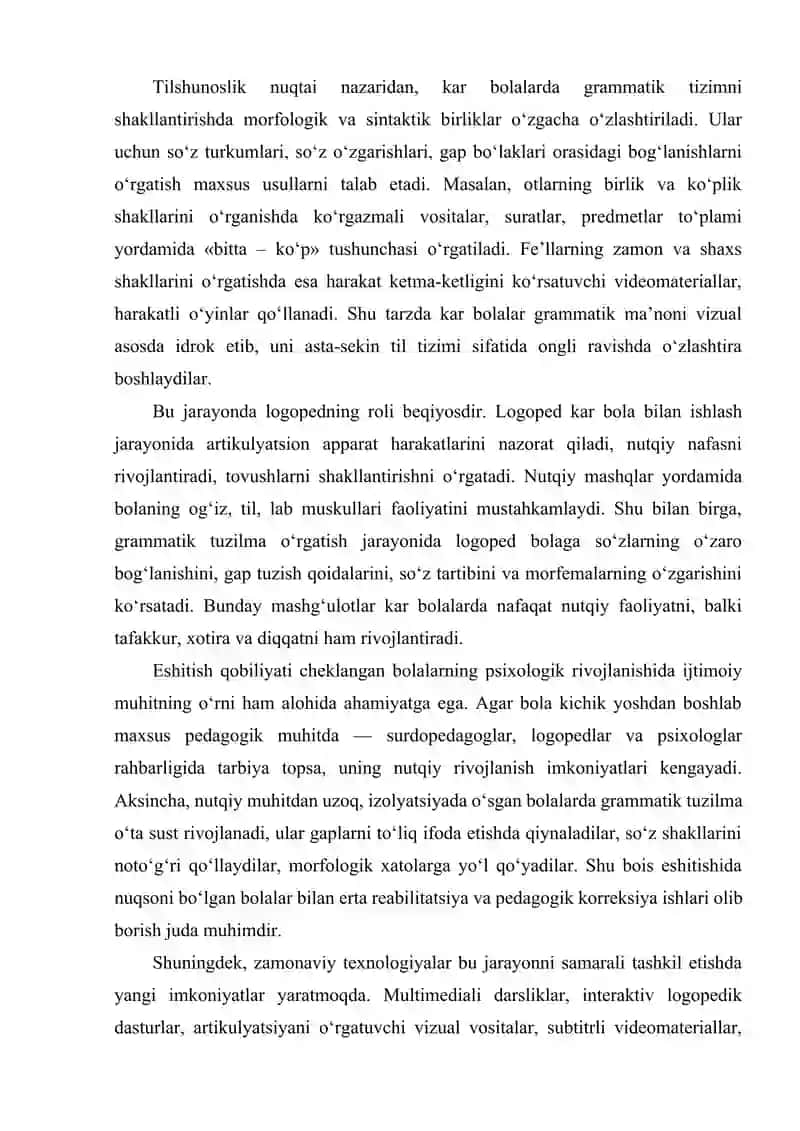 KAR BOLALAR MAKTABIDA GAPLARNI FARQLASH BO‘YICHA OLIB BORILADIGAN ISHLAR 4