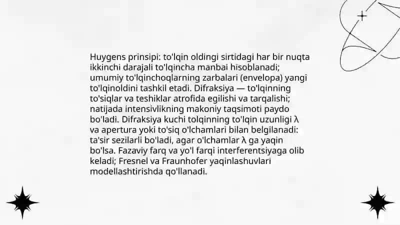 Yorug'lik difraksiyasi 4
