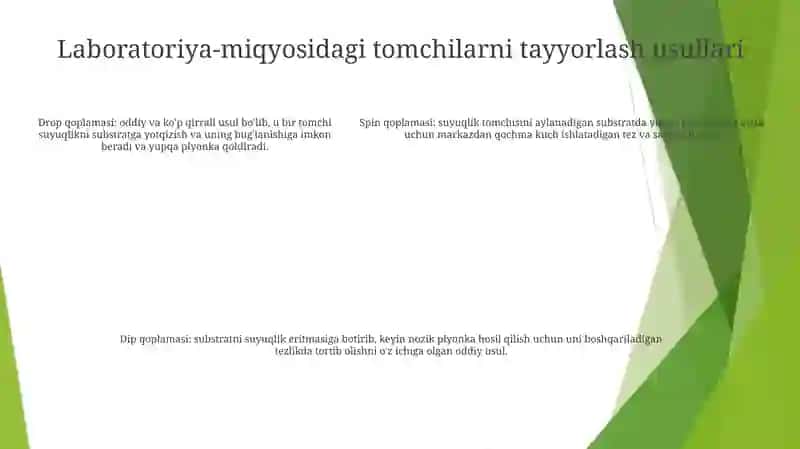 Tоmizg’Ilаrni Lаbоrаtоriya Vа Ishlаb Chiqаrish Shаrоitidа Tаyyorlаshni O’Rgаnish 4