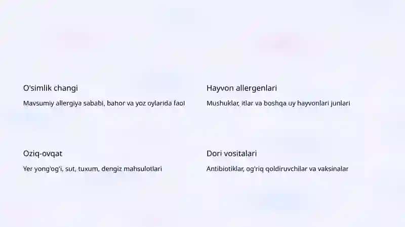 Allergiya Diagnostika Usullari: Zamonaviy Yondashuvlar va Amaliyot 4