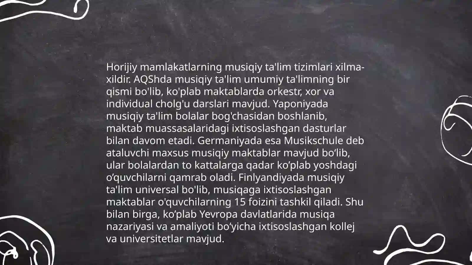 Musiqiy taʼlim tarbiya jarayonida horijiy tajribalarni oʻrganish va amaliyotga tatbiq etish 4