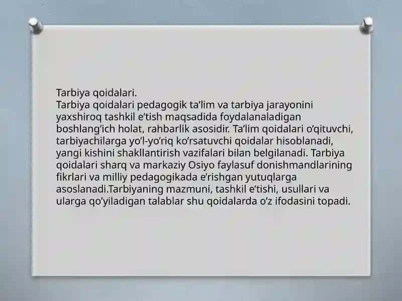 Tarbiya Turlari va Usullari 4