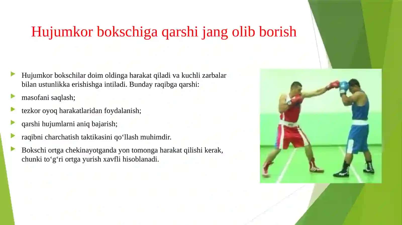 Turli boks usullariga qarshi jang olib borish 4
