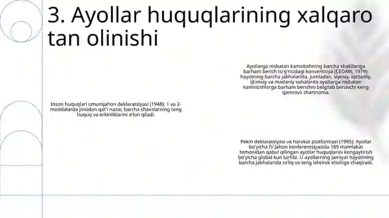 Ayollar Huquqi Tushunchasi Va O'Ziga Xos Xususiyati 4