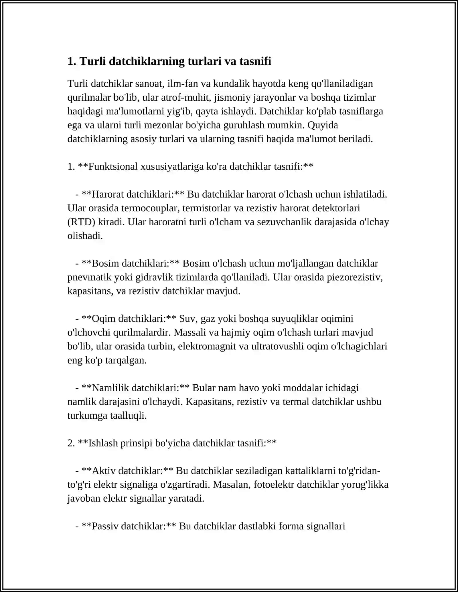 TURLI VAZIFALARNI BAJARUVCHI DATCHIKLAR VA SEZGI SENSORLARI 4