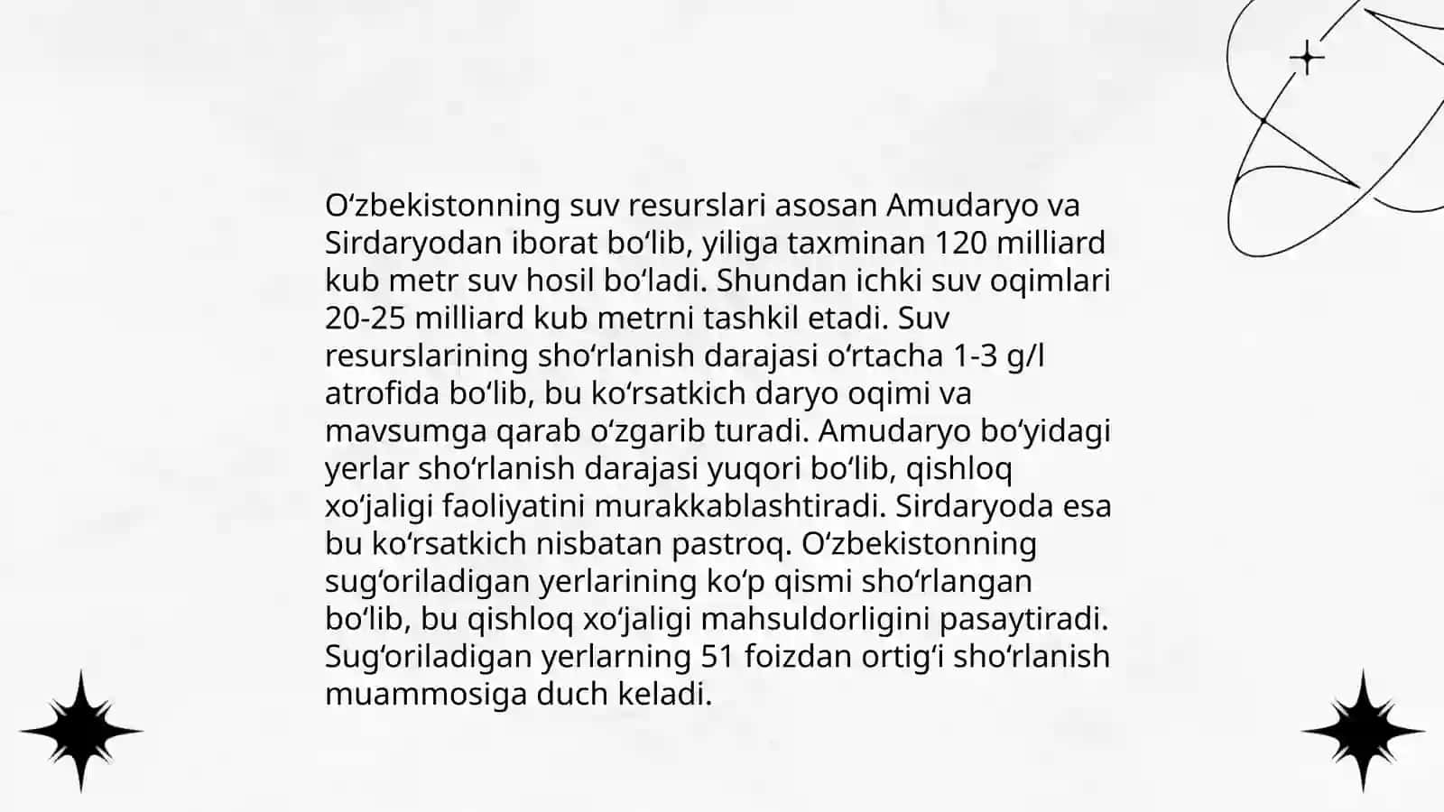 Sho'r suvlarni chuchuklashtirish texnologiyalari 4