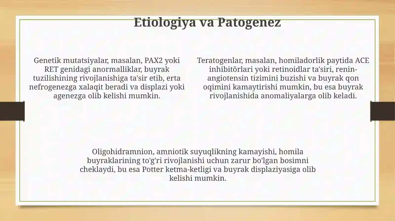 Chaqaloqlarda buyrak anamaliyalarini umumiy koʻrinishi 4