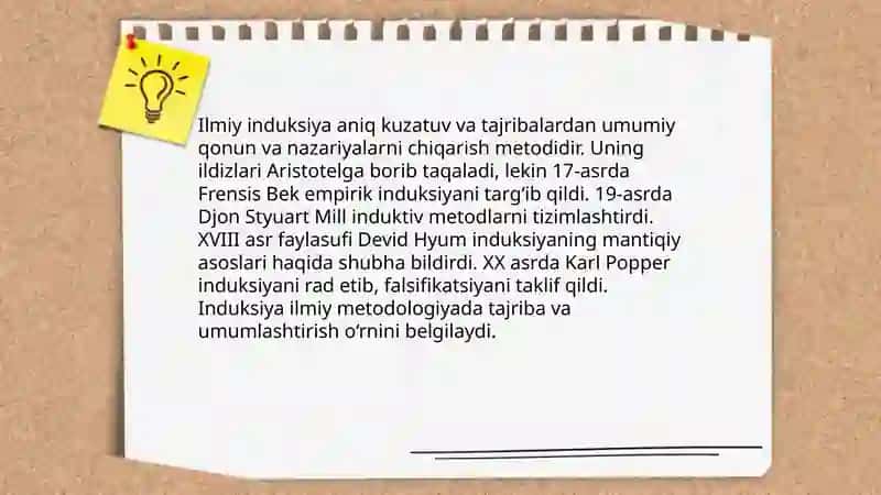 Ilmiy induksiya 4
