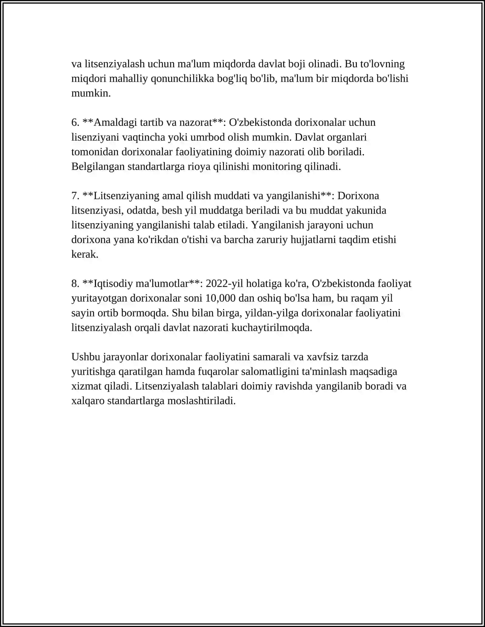 TURLI MULKCHILIK SHAKLIDAGI DORIXONALAR ISHINI TASHKIL QILISH 4
