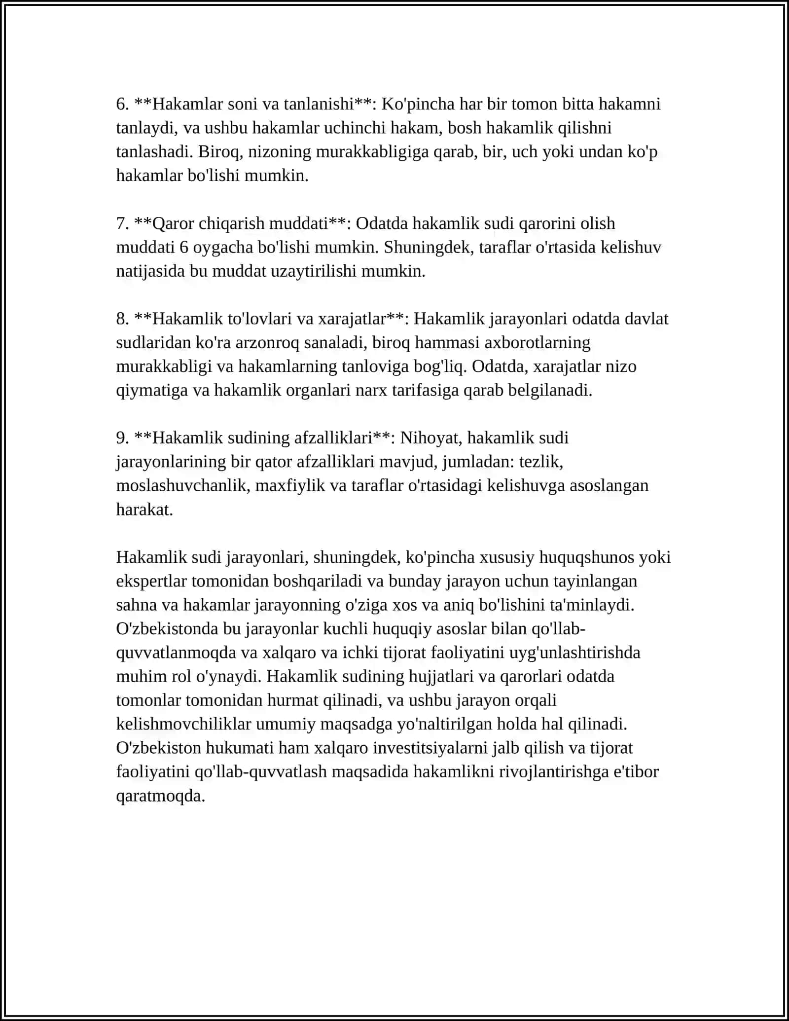 HAKAMLIK SUDINING HAL QILUV QARORLARI BILAN BOGʻLIQ BOʻLGAN ISHLARNI YURITISH 4