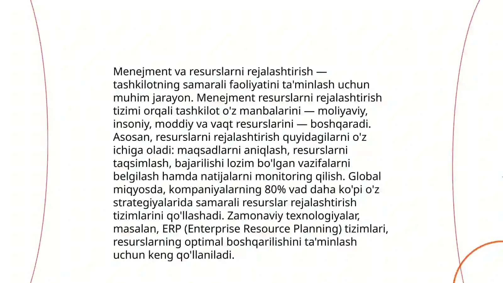 Resurslarni rejalashtirish mohiyati 4