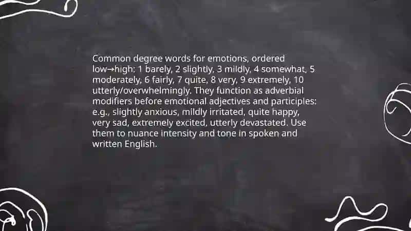 Describing feelings and emotions 4
