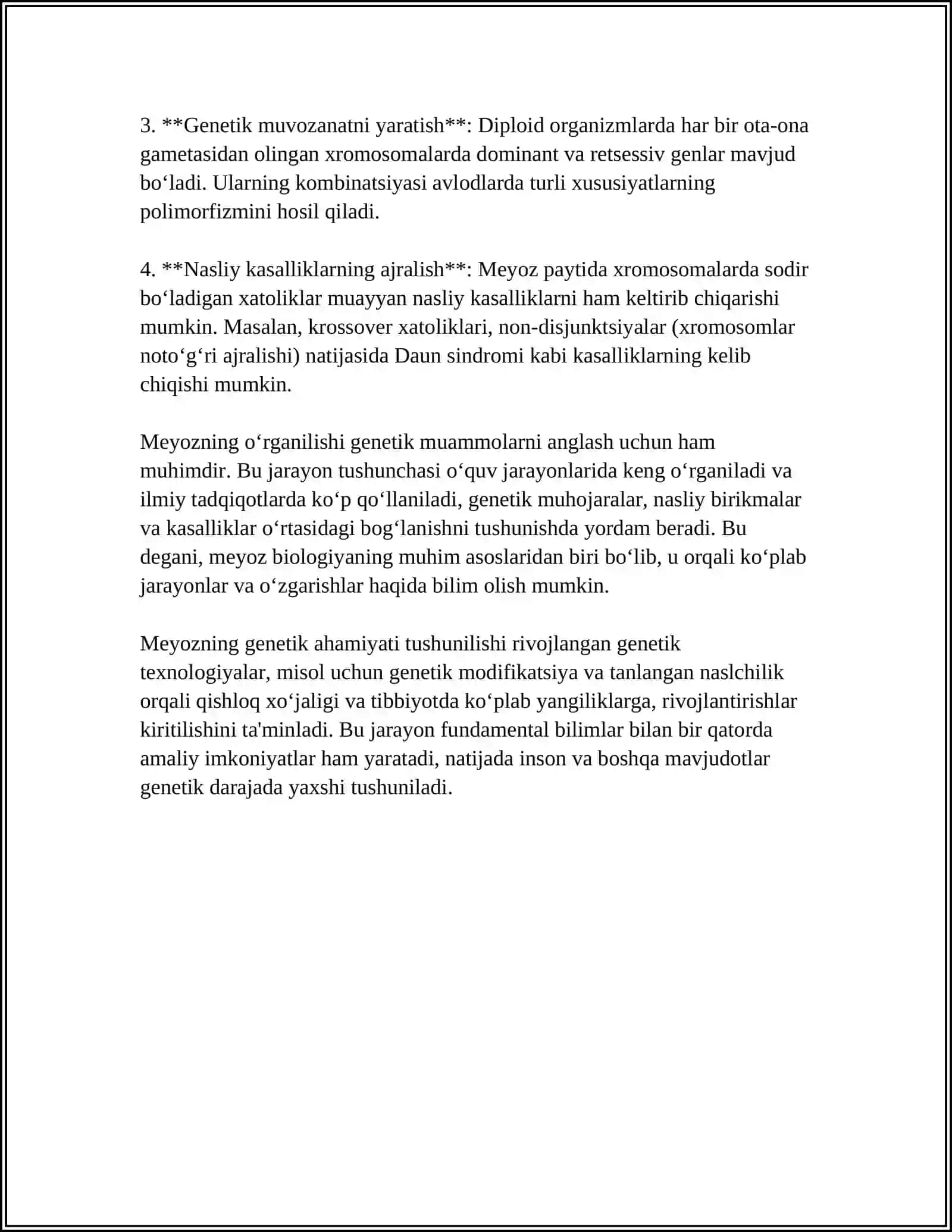 MEYOZNING BIOLOGIK AHAMIYATI 4
