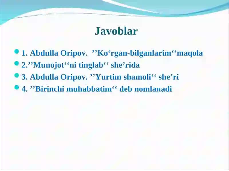 O‘tkir Hoshimov hayoti va ijodi 4
