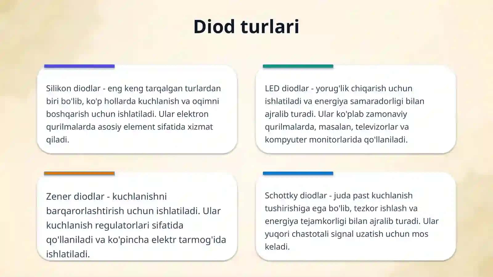 Diodlar turlari 4