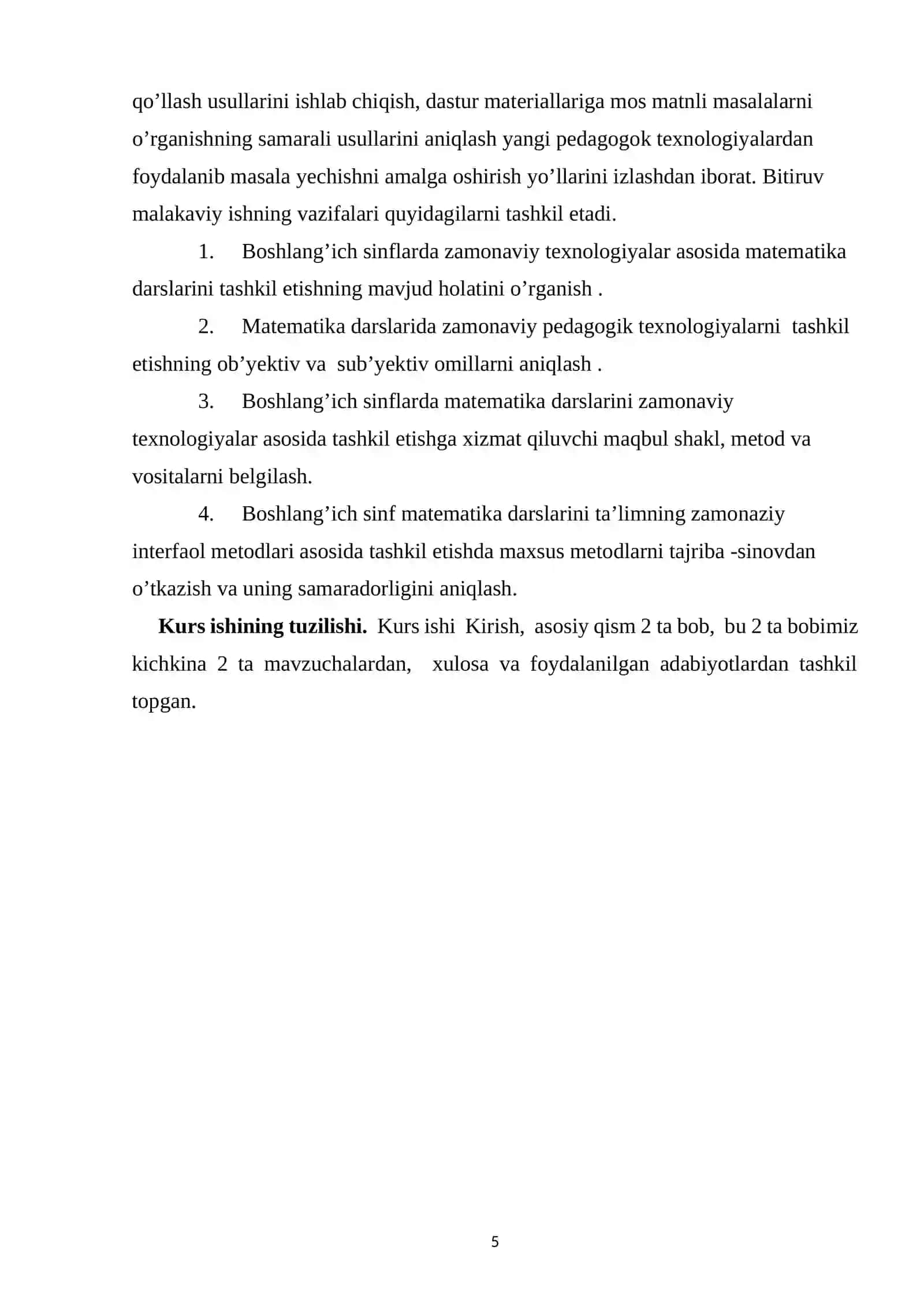 BOSHLANGICH SINFLARDA MATEMATIKA OQITISHNI TASHKIL QILISH SHAKLLARI 4