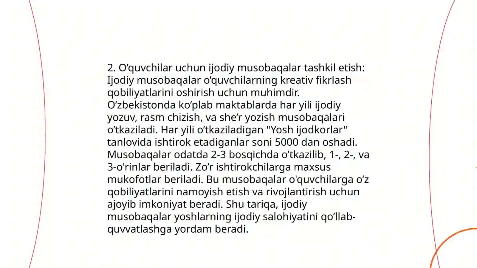 Sinfdan tashqari ishlarni tashkil qilish 4