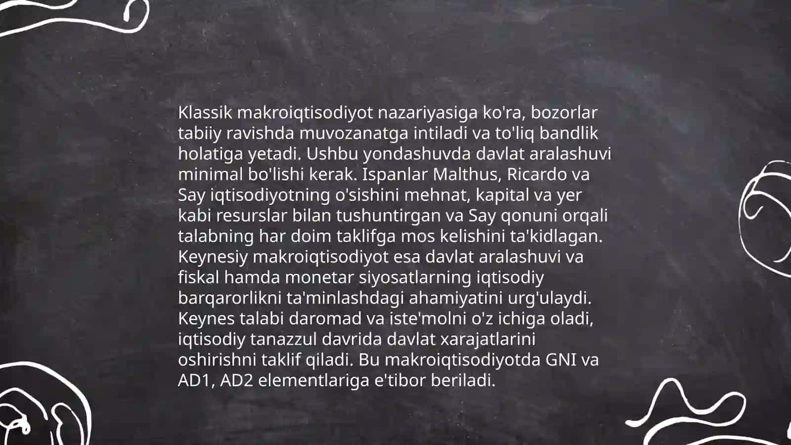 Keynesian iqtisodiyot asoslari 4