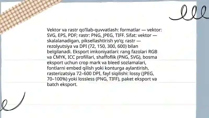 Infografika yaratish dasturiy vositalari imkoniyatlarini oʻrganish 4