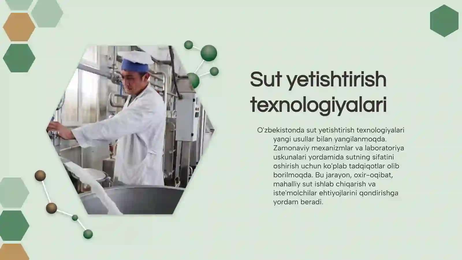 O'zbekistonda sut ishlab chiqarish va qayta ishlashning holati va istiqbollari 4