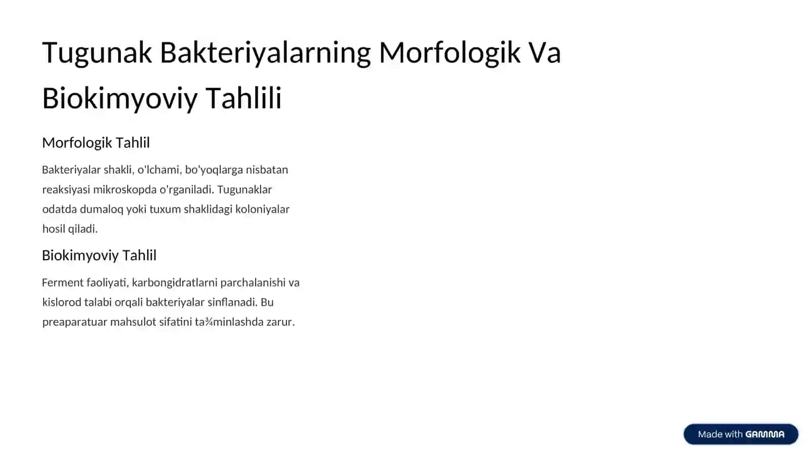 Tugunak Bakteriyalarni Sof Kulturasini Ajratish va Bakterial Preparatlar Tayyorlash 4