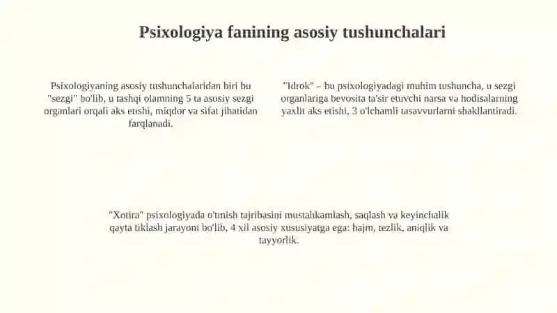 Umumiy psixologiya fanininng predmeti 4
