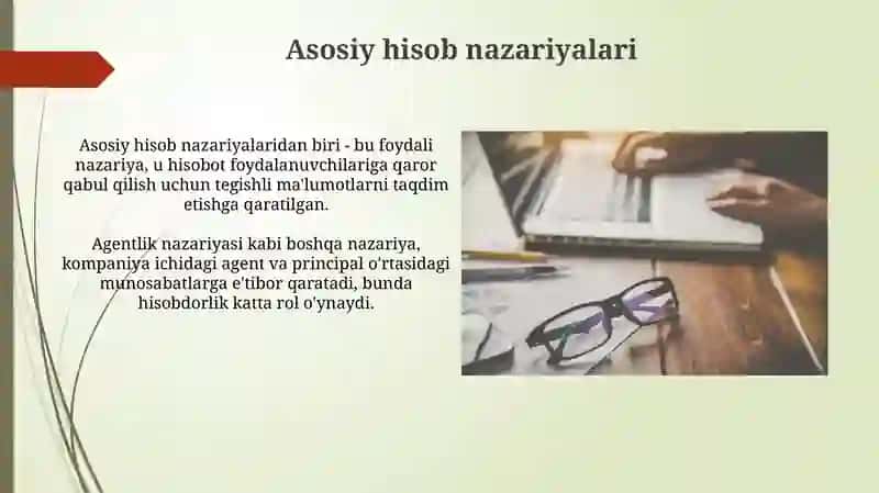 Bugalteriya hisobi nazariyasi mazmuni 4