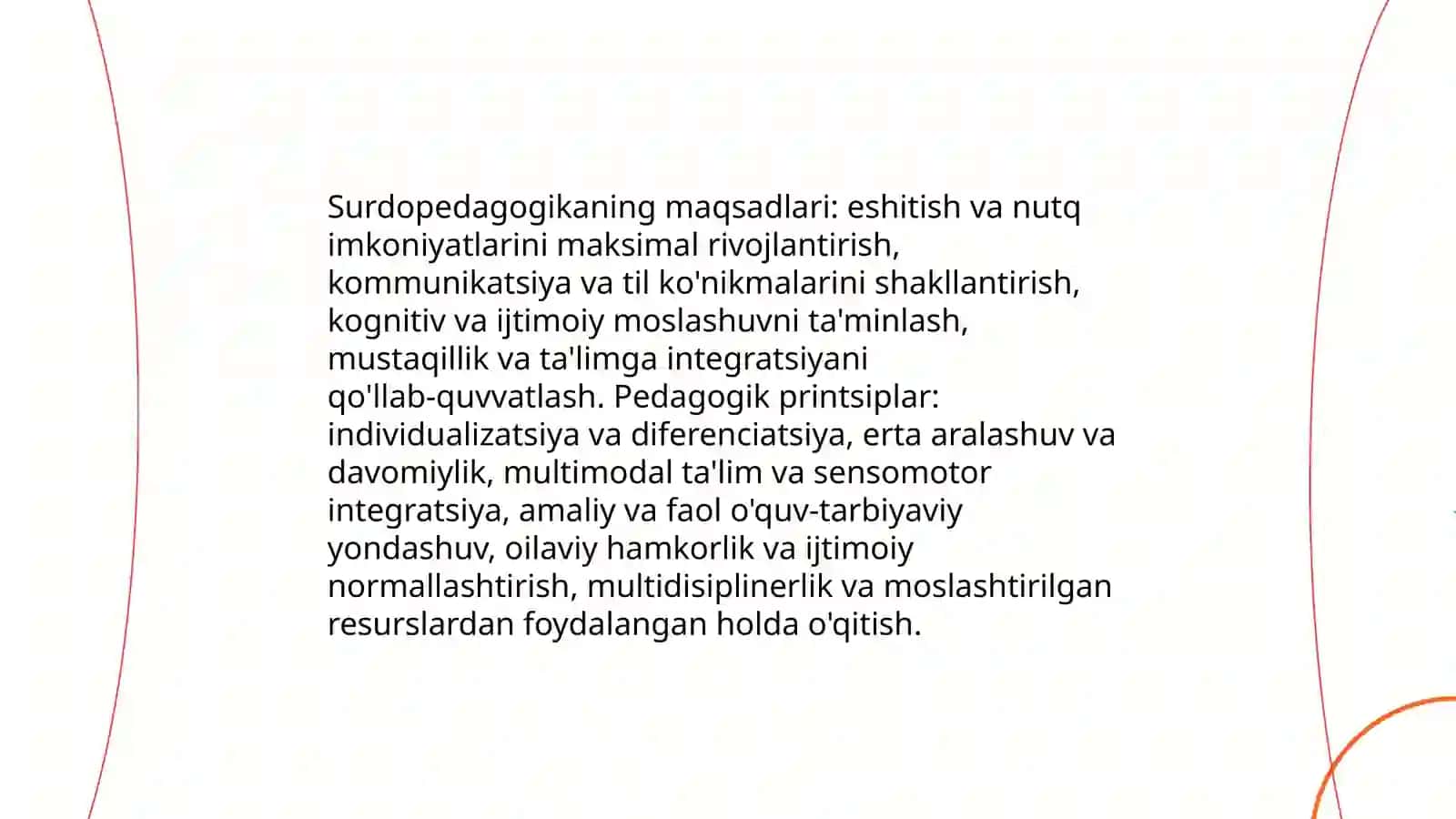 Surdopedagogika fanining predmeti maqsadi vazifalari va metodlari Salayeva Moxinur 4