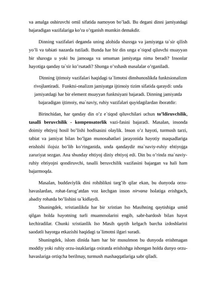 Dinshunoslik fanining predmeti 4