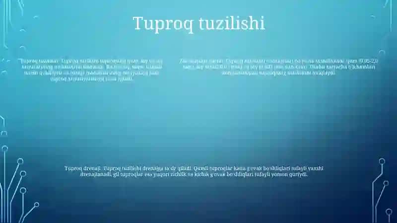 Tuproqning Mexanik Tarkibi 4