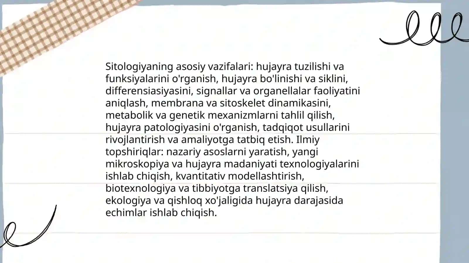 Sitologiya. Fanni maqsadi vazifasi va muammolari, rivojlanish tarixi, o'rganish metodlari by Marjona Boybo'tayeva Zokir qizi 4