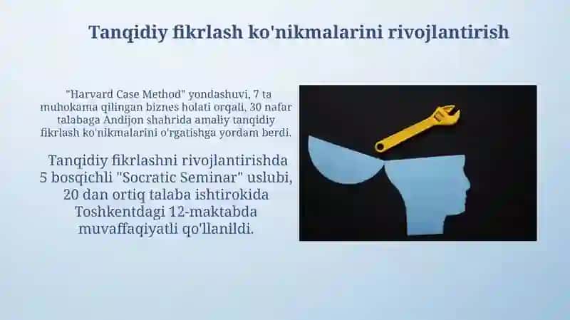 Mustaqil fikrlashning shakllanish vositalari 4