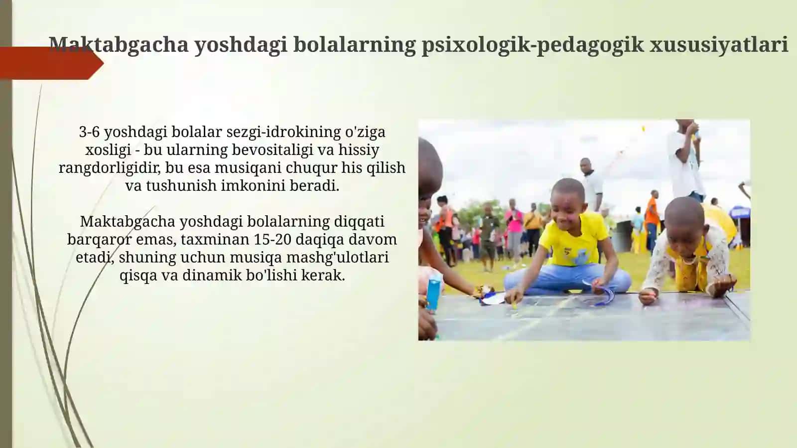 M t tashkilotida pedogogik jarayonlarda bolalarning musiqa madaniyatini shakillantirish 4